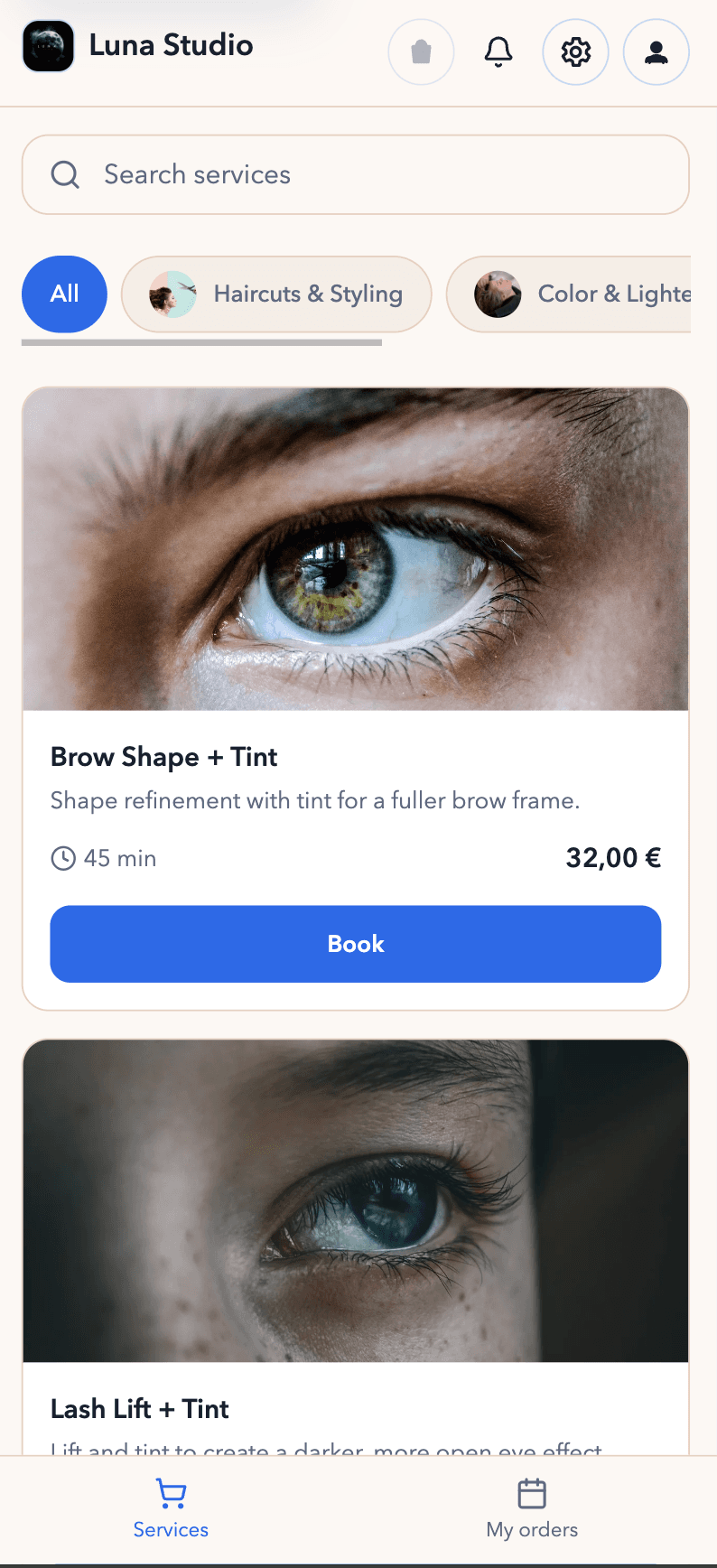 Add your services